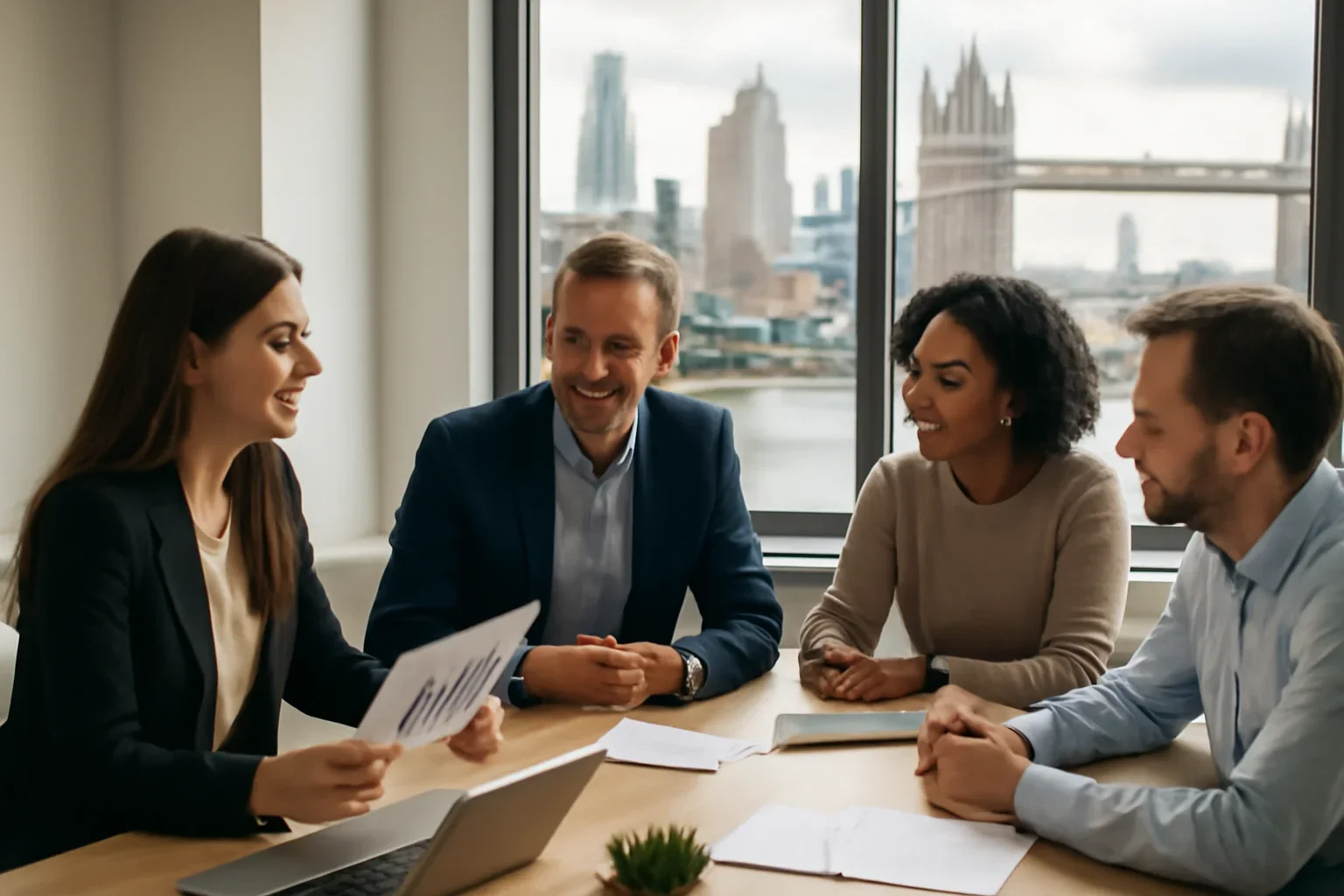 Internet marketing planning session for businesses in London