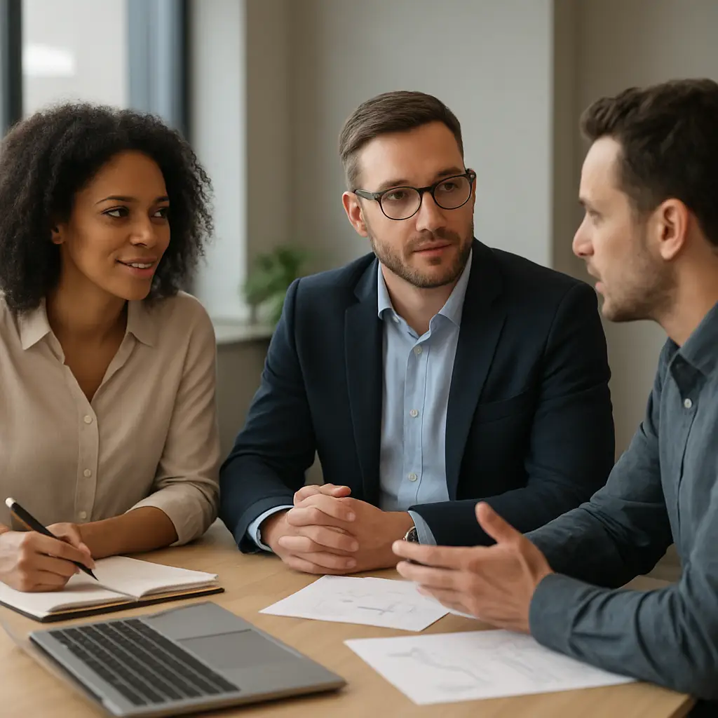 Calgary business owners comparing internal agency freelancer consulting and hybrid marketing options