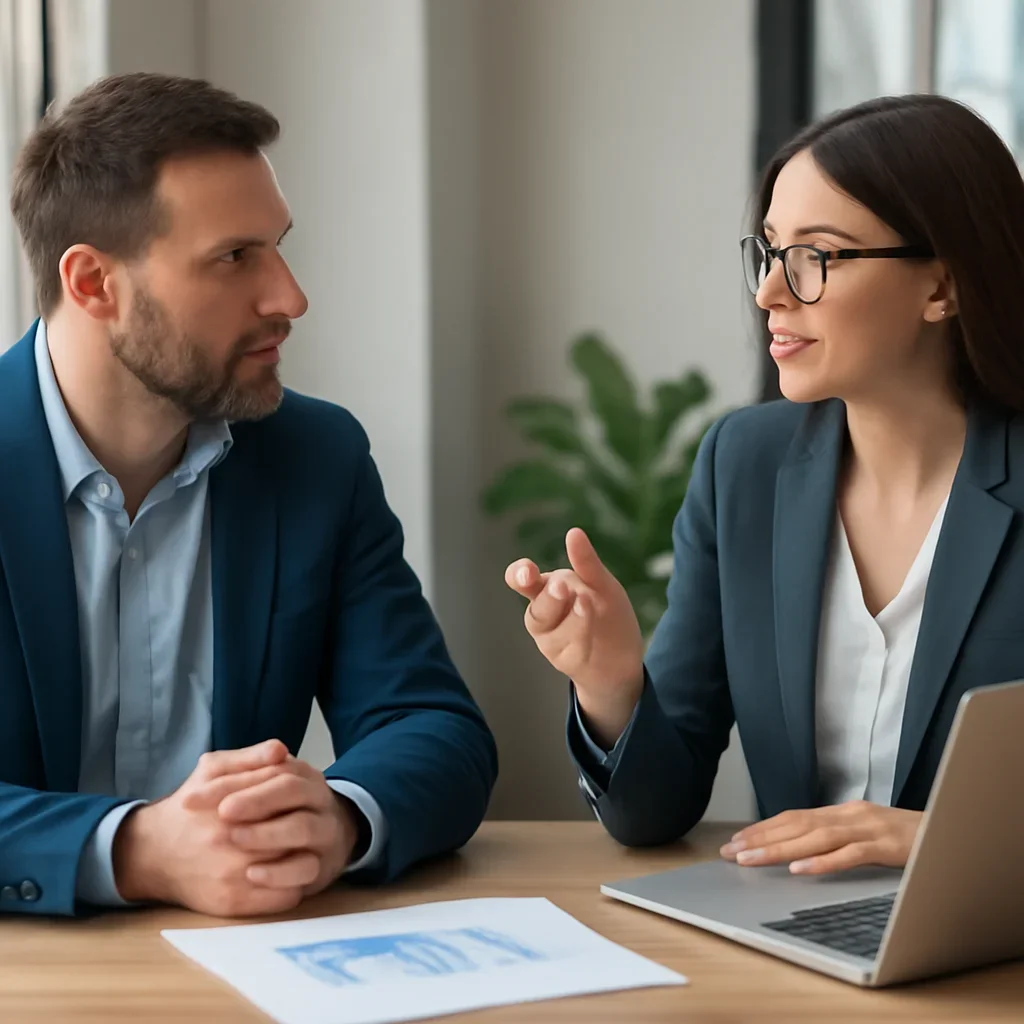 Calgary business owner discussing marketing priorities budget allocation and growth strategy