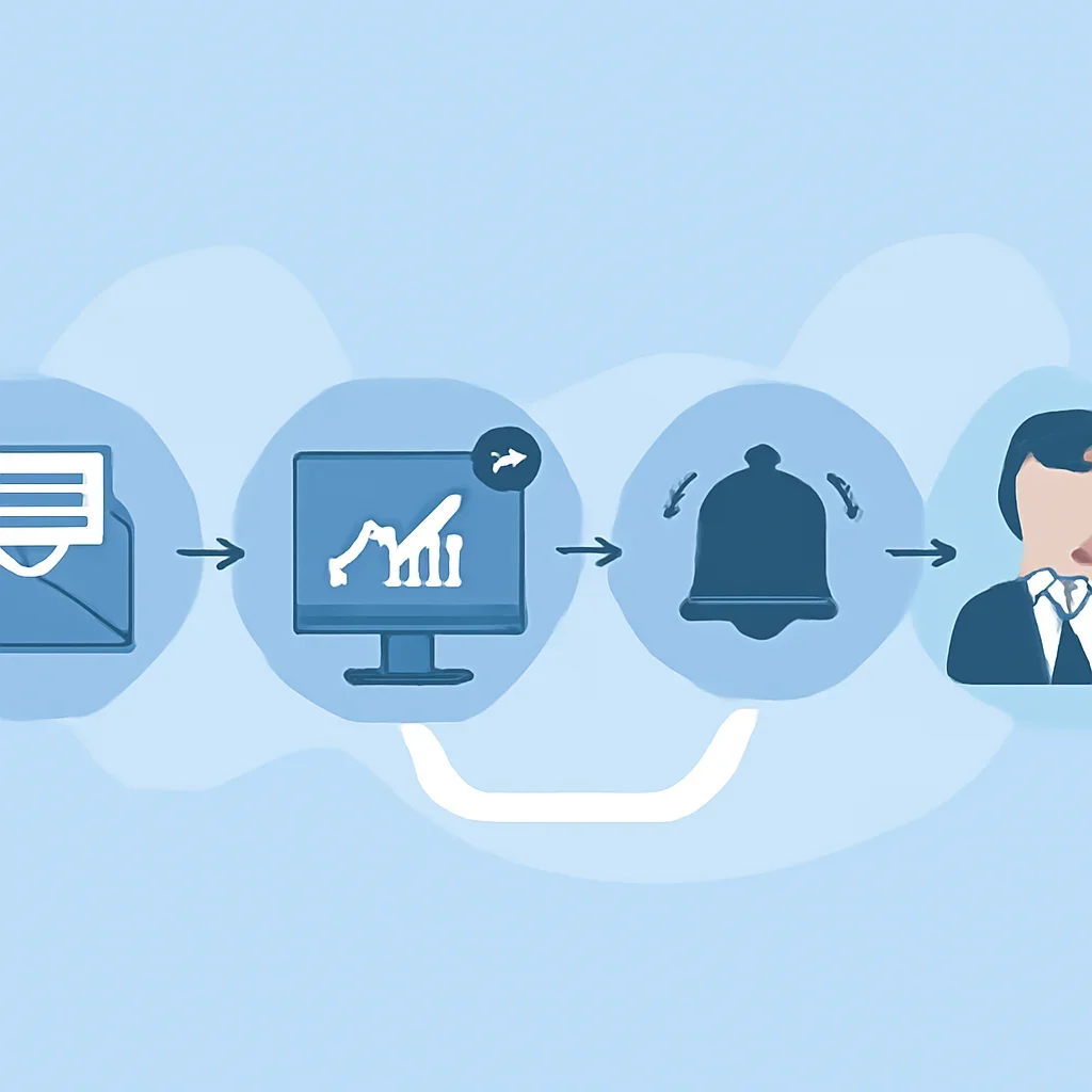 Marketing automation journey with human escalation