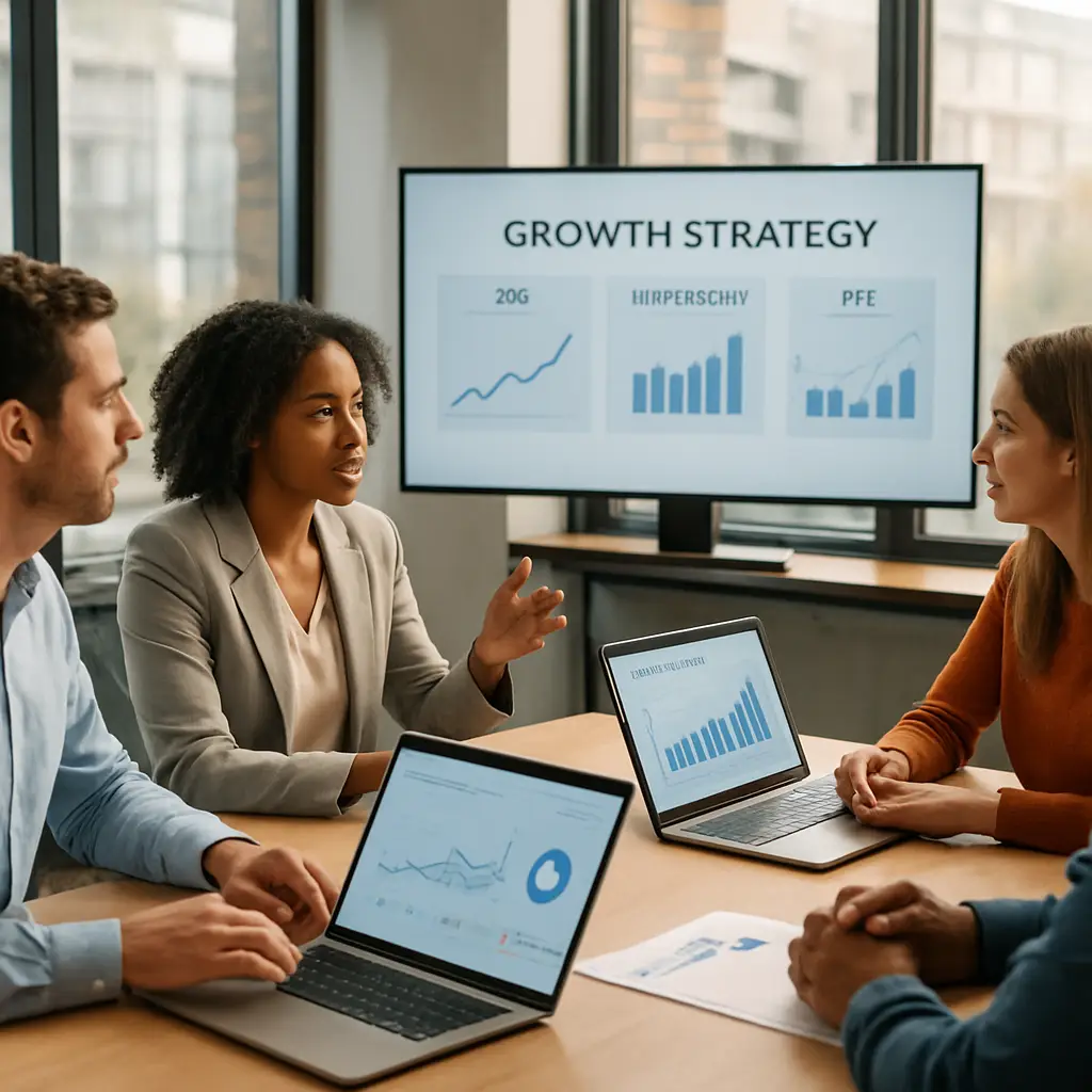 Calgary marketing team planning industry-specific customer acquisition strategies